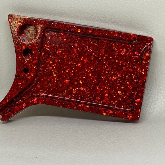 New holographic, Small red rolling tray - Picture 4 of 8